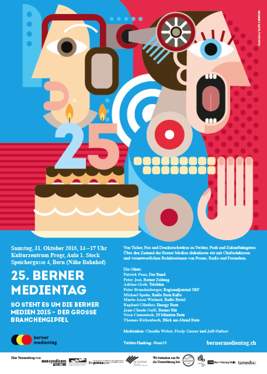Plakat Berner Medientag 2015